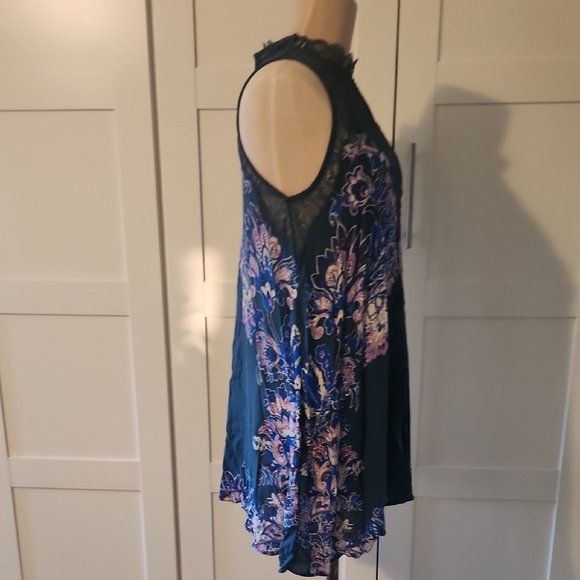 Free People Intimately Marsha Floral And Lace mini dress printed Small - Picture 6 of 9